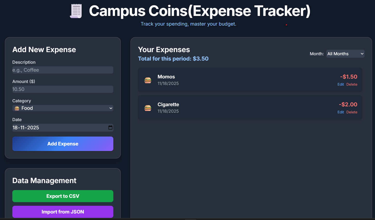 Campus Coins