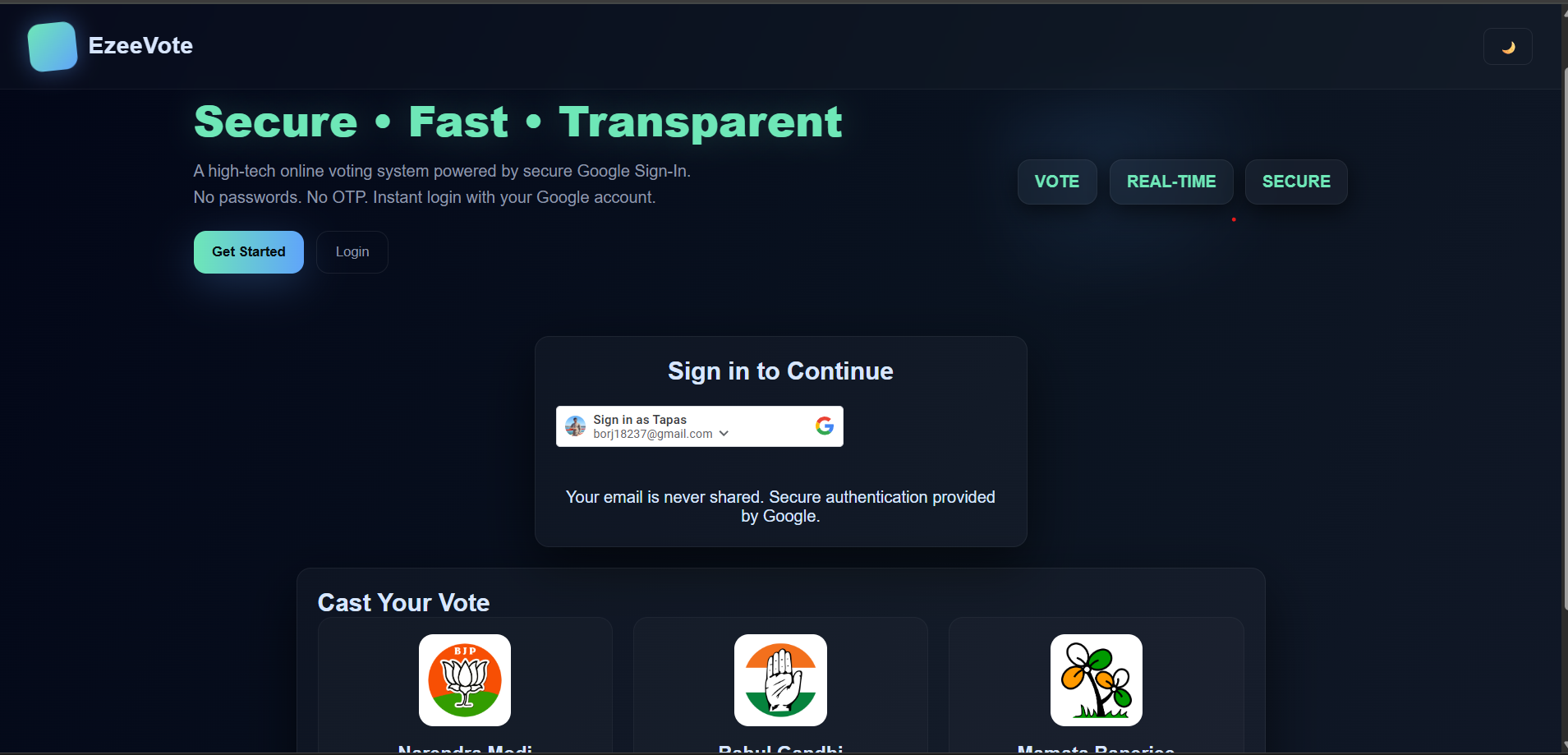 Online Voting System